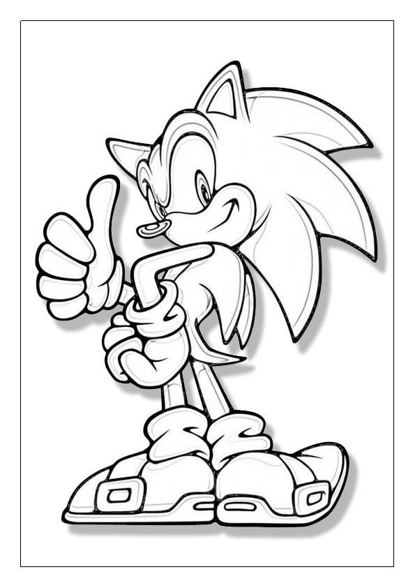 Sonic the hedgehog coloring pages free printable coloring sheets for kids