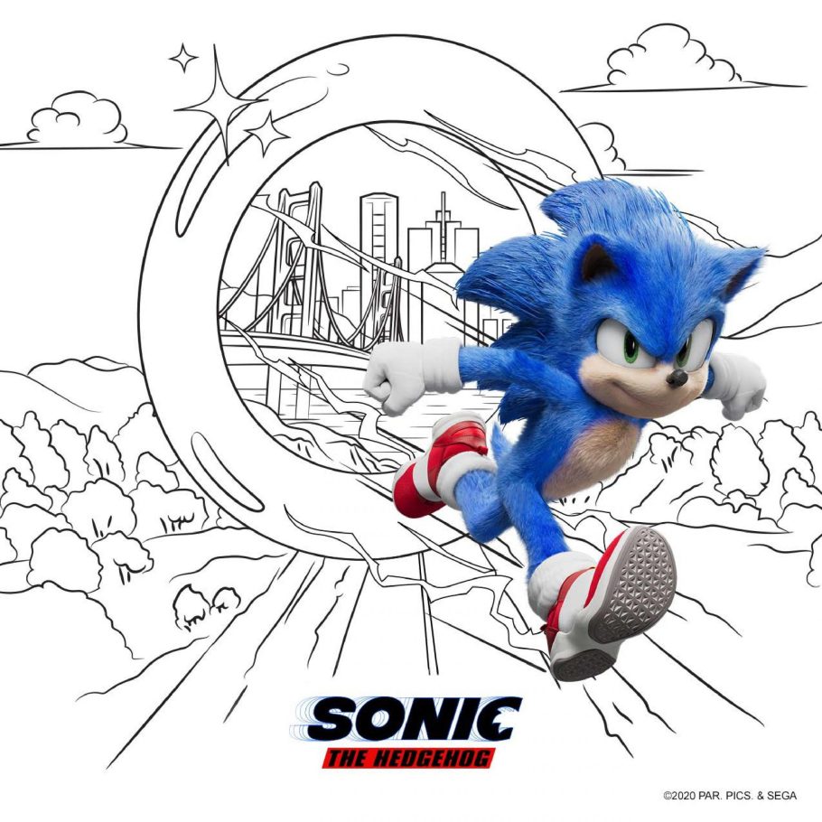 Sonic the hedgehog movie printables