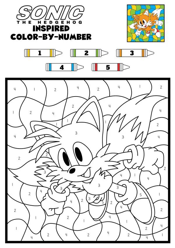 Sonic the hedgehog color by number coloring pages free printable coloring pages hedgehog colors color by number printable printables free kids