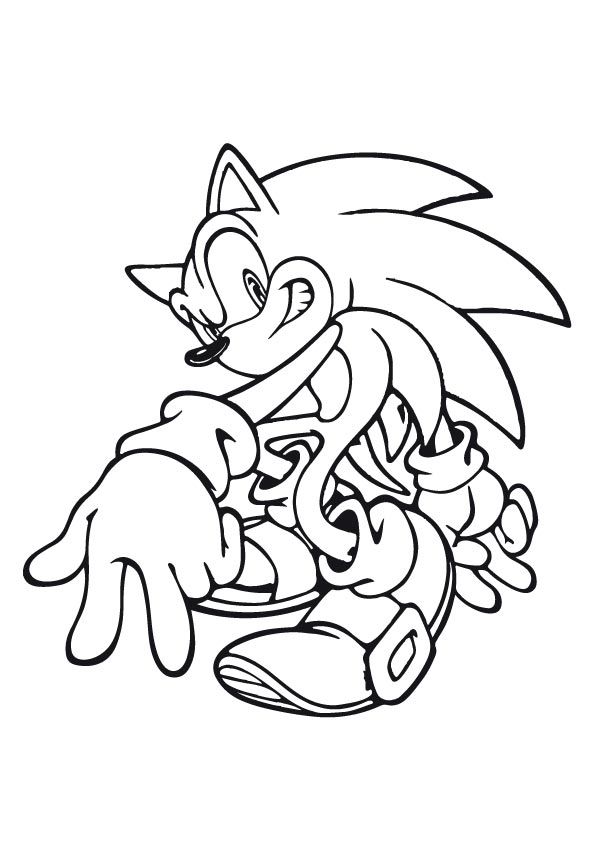 Free printable coloriages sonic coloring picture assignment sheets pictures for child