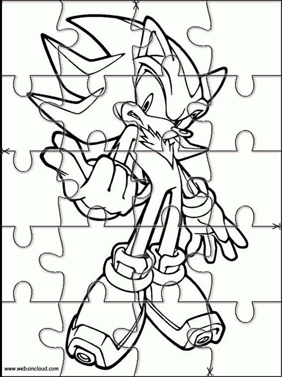 Sonic puzzles puzzle attivitã per bambini stampe per bambini