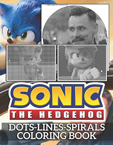 Sonic the hedgehog dots lines spirals coloring book the ultimate creative sonic the hedgehog adults activity color puzzle books by jermaine bennett