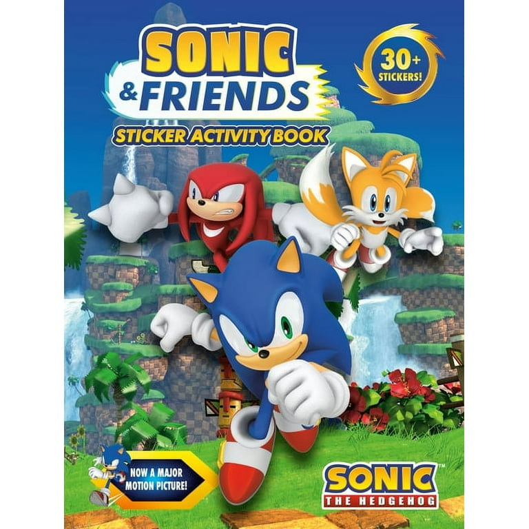 Sonic the hedgehog sonic friends sticker activity book paperback