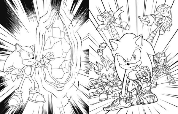 The ultimate sonic prime coloring book by patrick spaziante paperback barnes noble