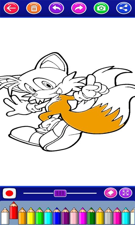 Sonic coloring book android s apk download for free