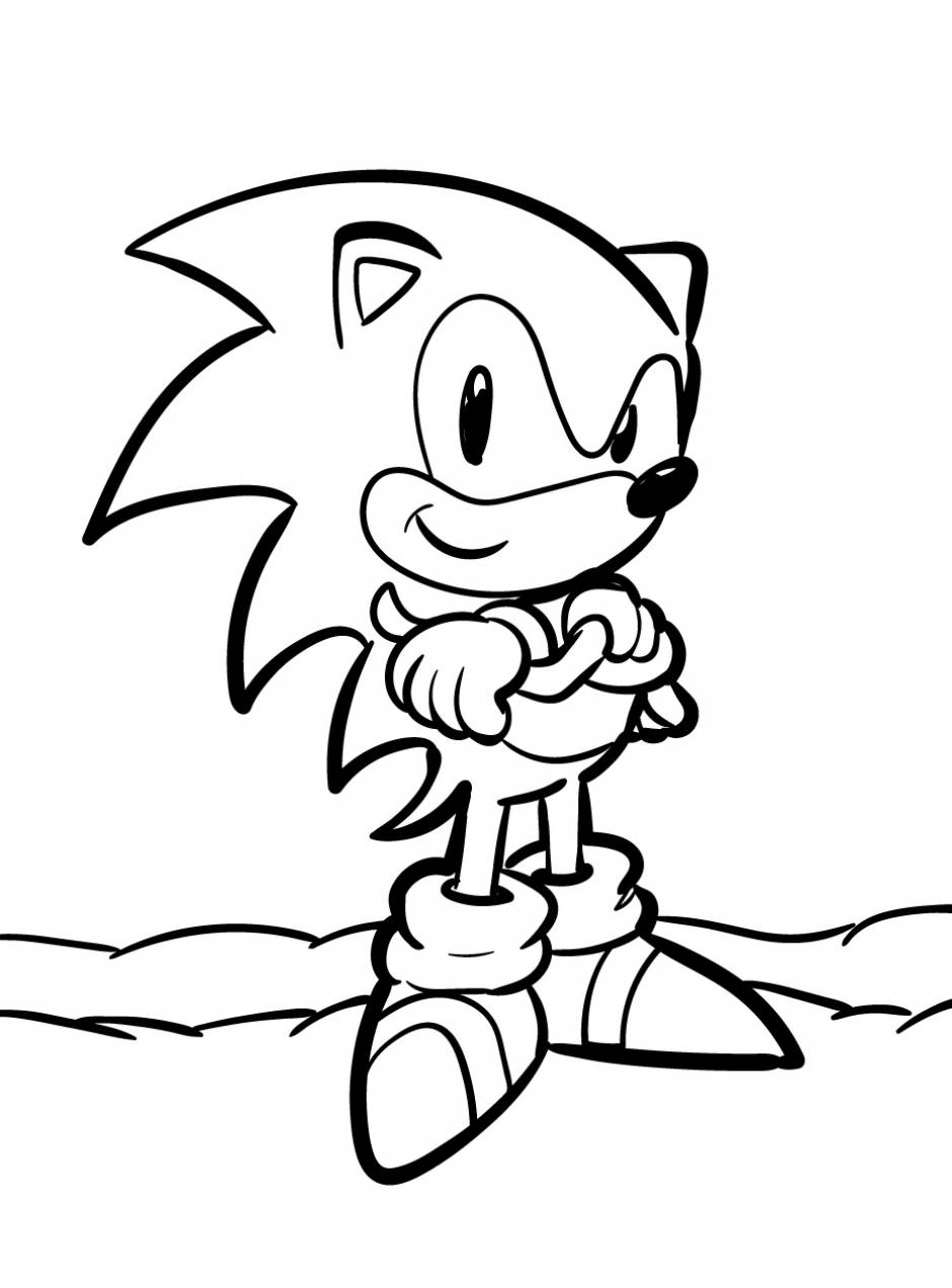 Discover the best sonic coloring pages to print and color