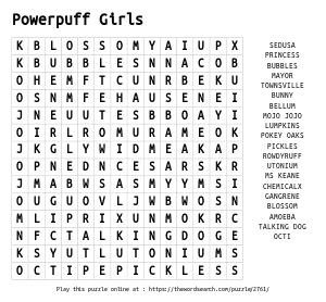 Sonic the hedgehog word search