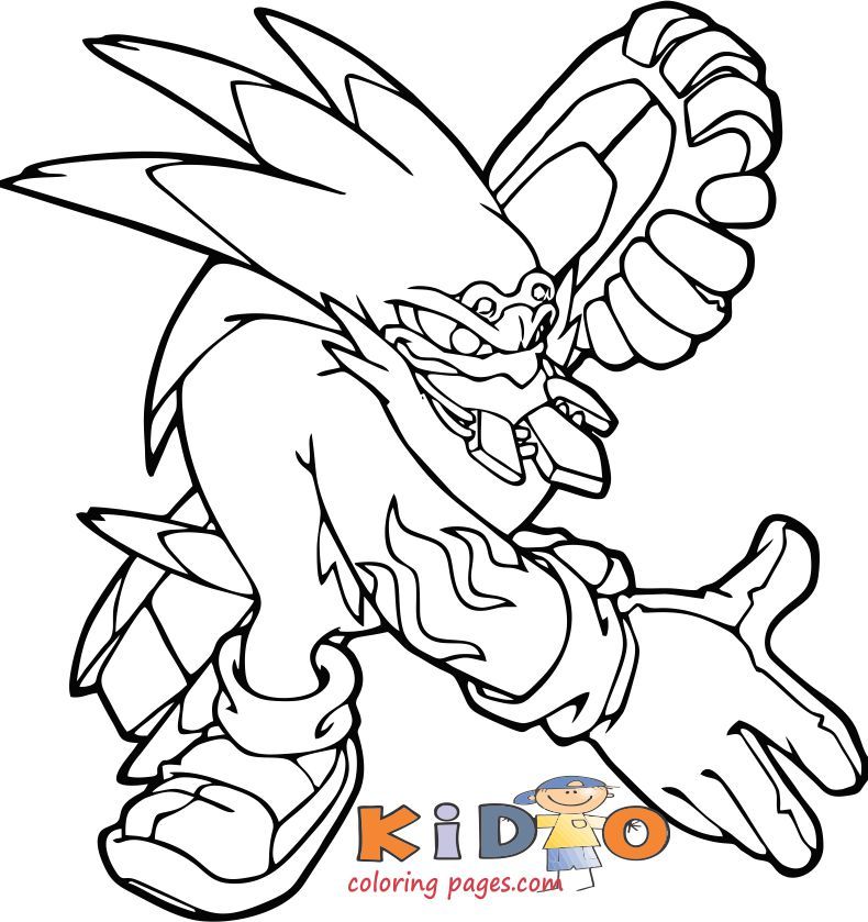 Printable coloring page â sonic storm coloring pages kids printable free