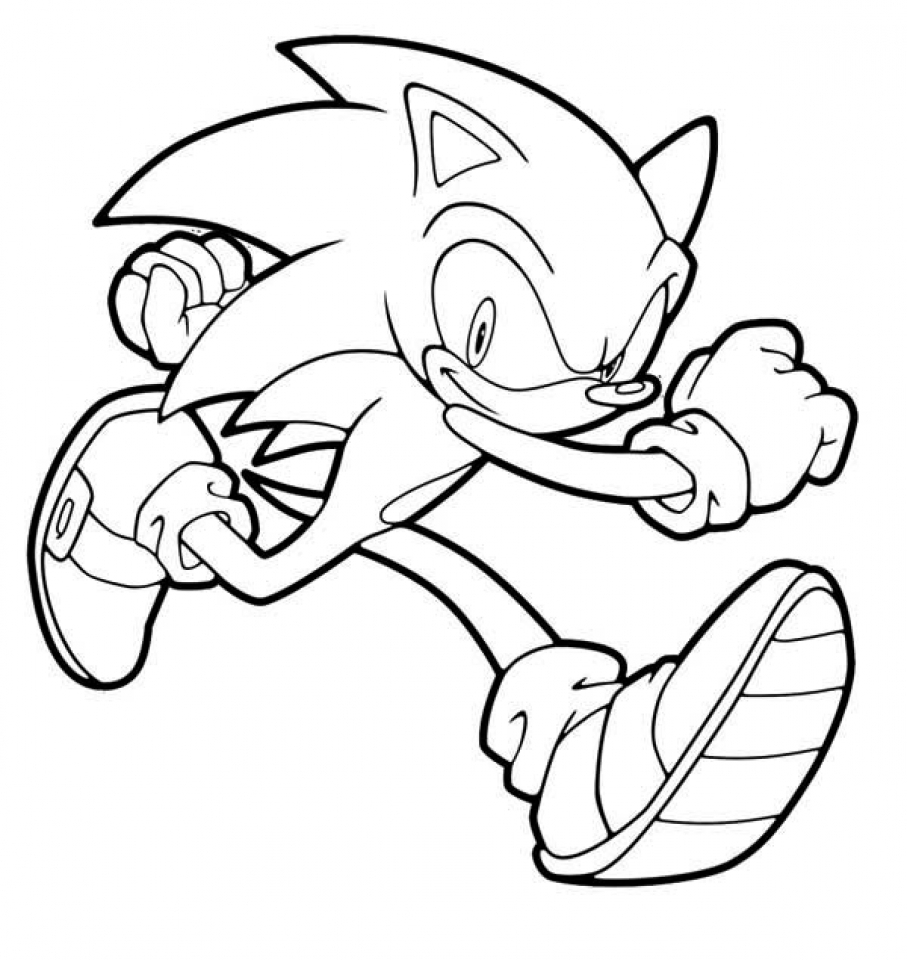 Get this sonic coloring pages free printable