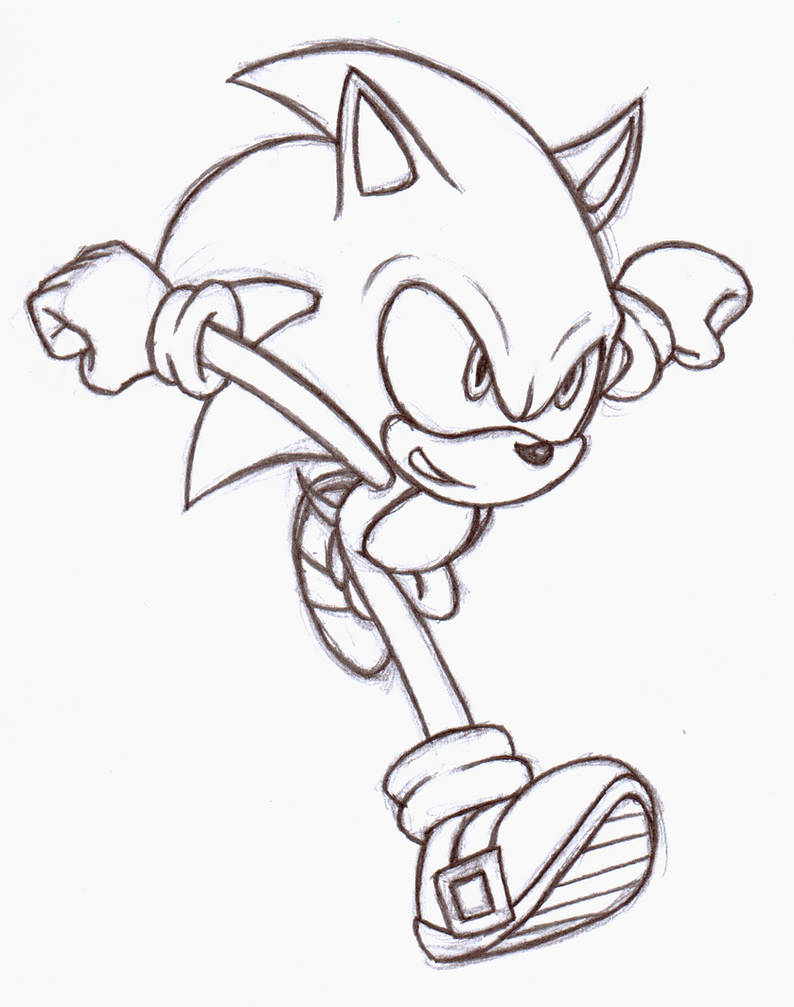 Sonic unleashed redrawing by mascarathecat on