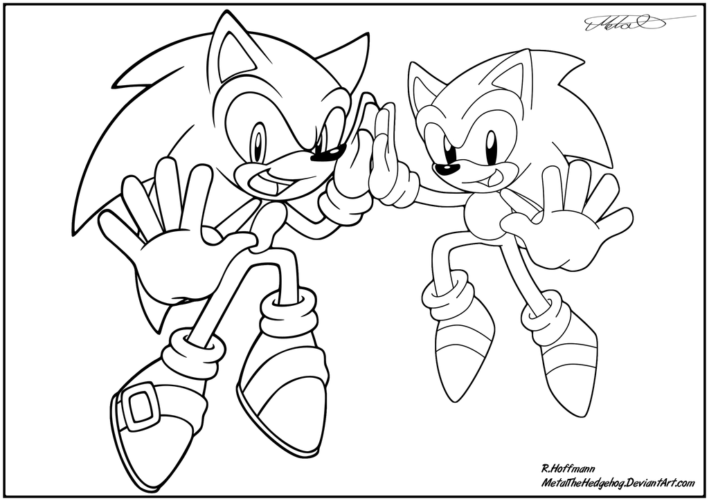 Coloring page sonic video games â printable coloring pages