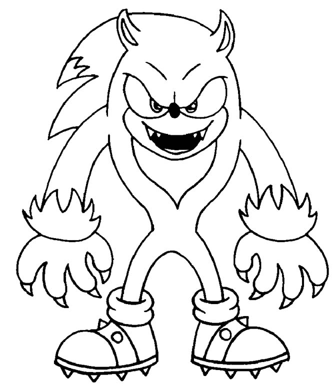 Sonic werehog â having fun with children