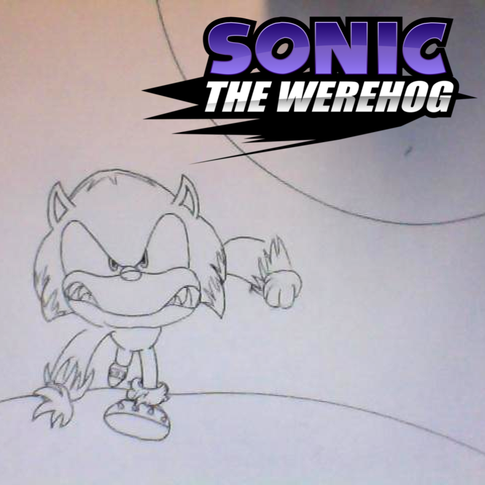 A drawing of the werehog