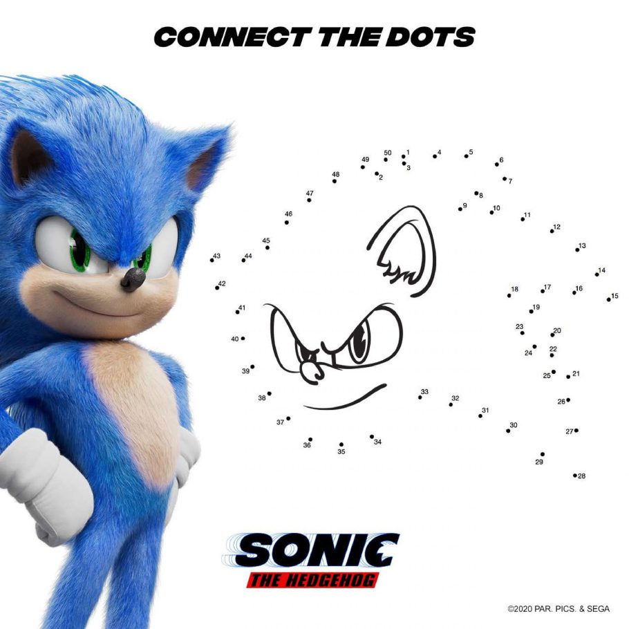 Sonic the hedgehog movie printables