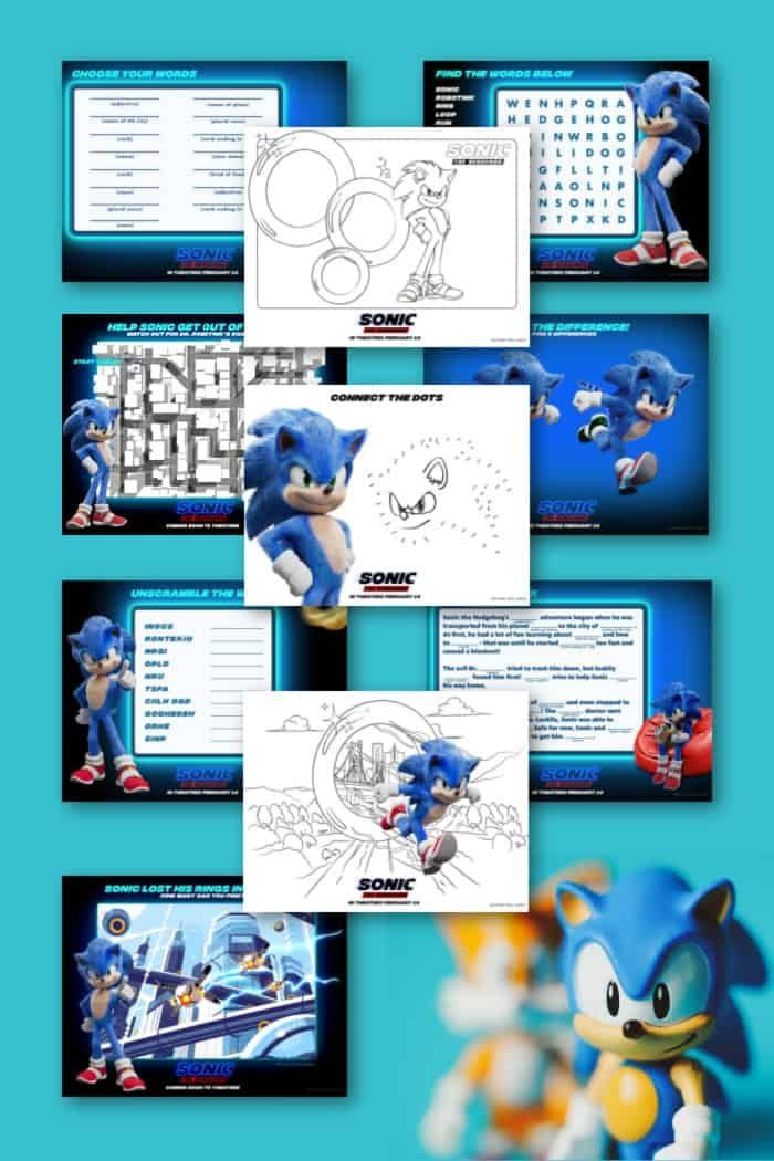 Printable sonic the hedgehog coloring pages sonic party sonic birthday parties sonic birthday