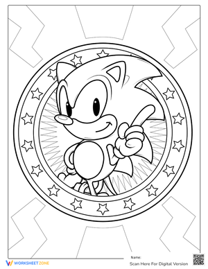 Free printable sonic coloring pages for kids