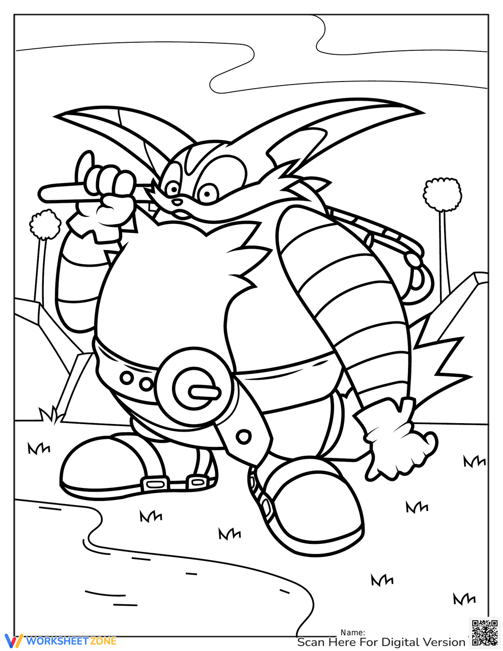 Free printable sonic coloring pages for kids