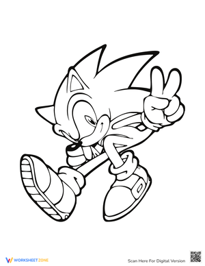 Free printable sonic coloring pages for kids