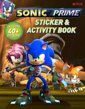 Sonic prime sticker activity book by gabriella degennaro books