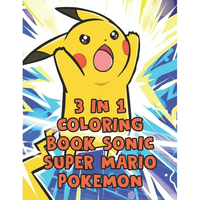 In coloring book sonic super mario pokemon in coloring book sonic super mario pokemon pokemon coloring books for boys ages