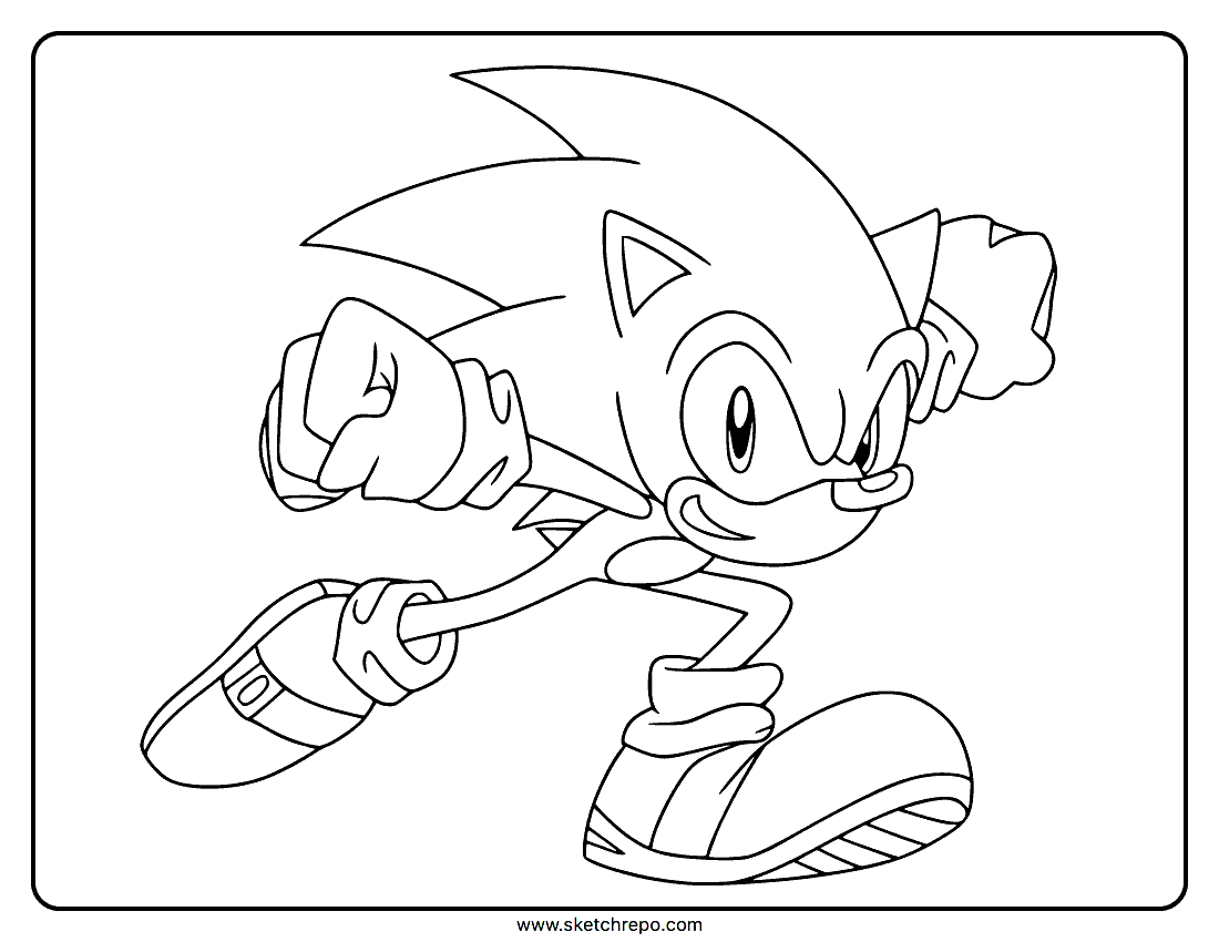 Sonic coloring pages â sketch repo