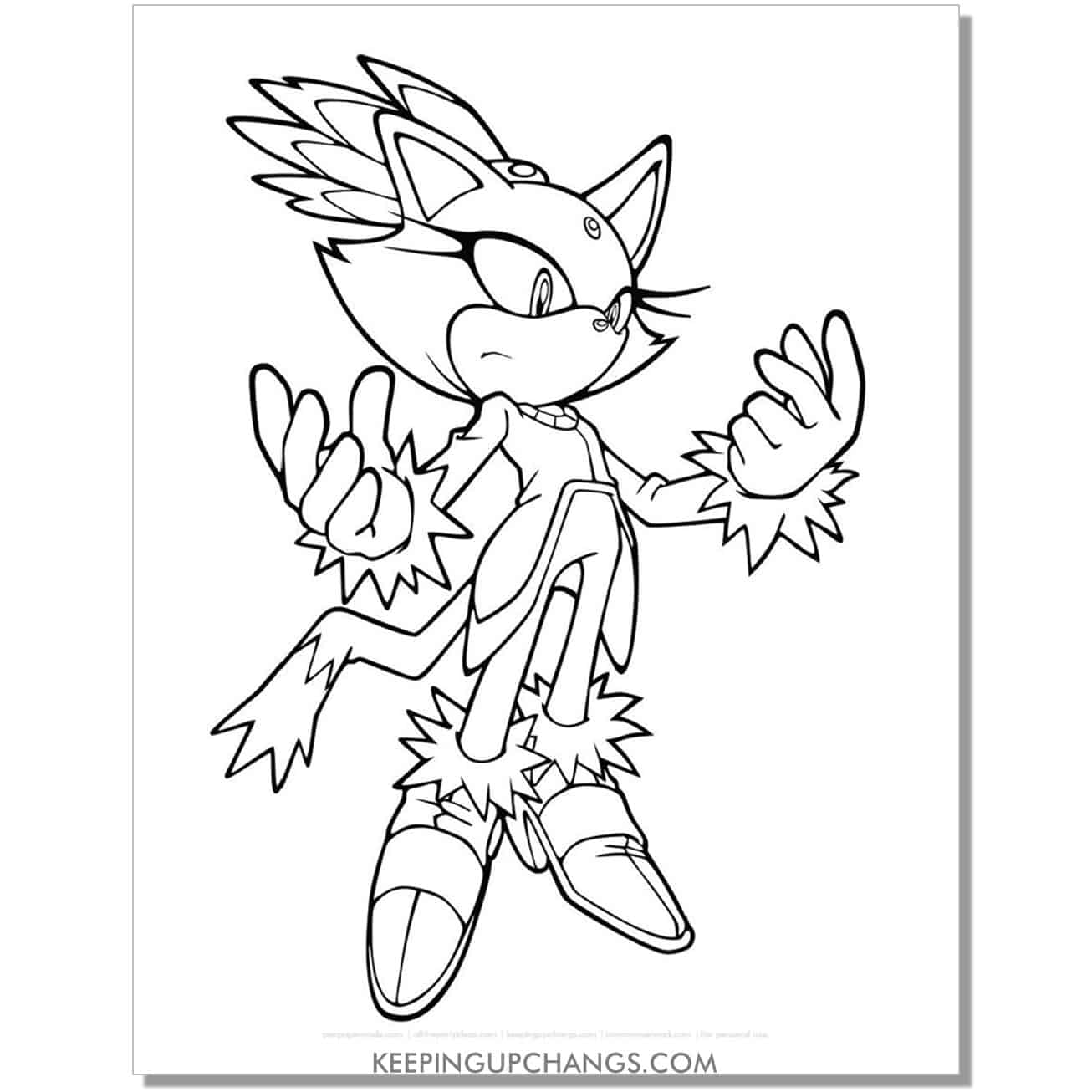 Free sonic the hedgehog coloring pages popular printables