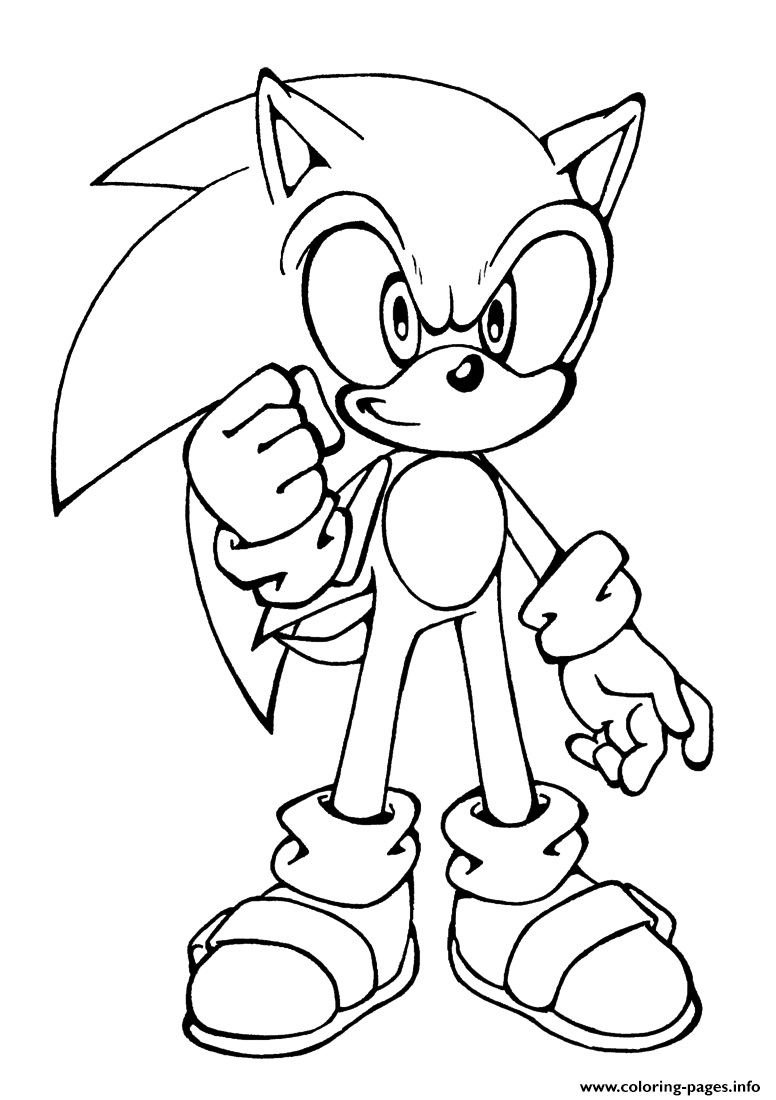 For kids sonic x printable coloring page printable