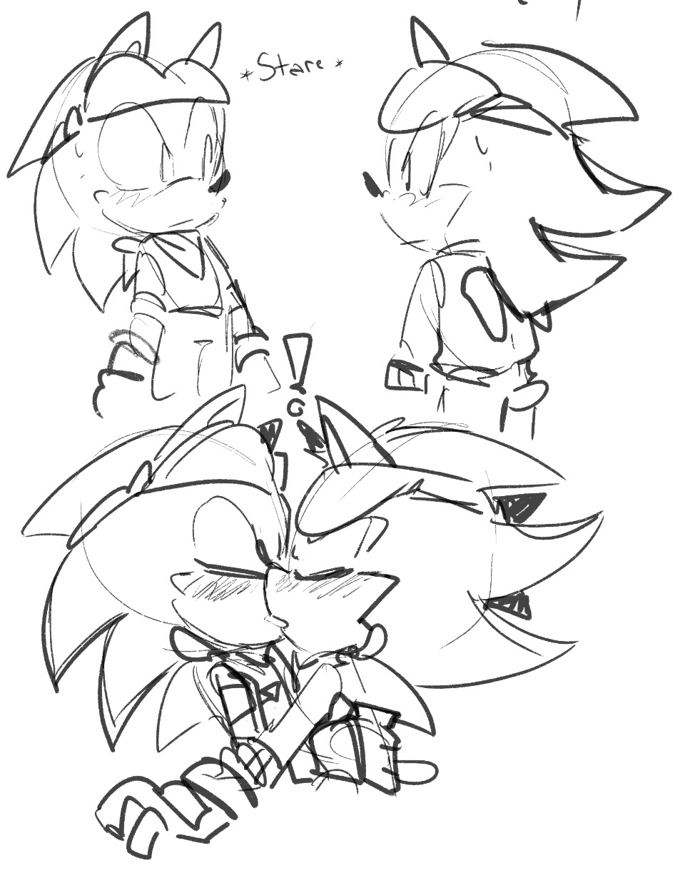 Youhalfwit â howd sonic and shadow meet in the mechanic