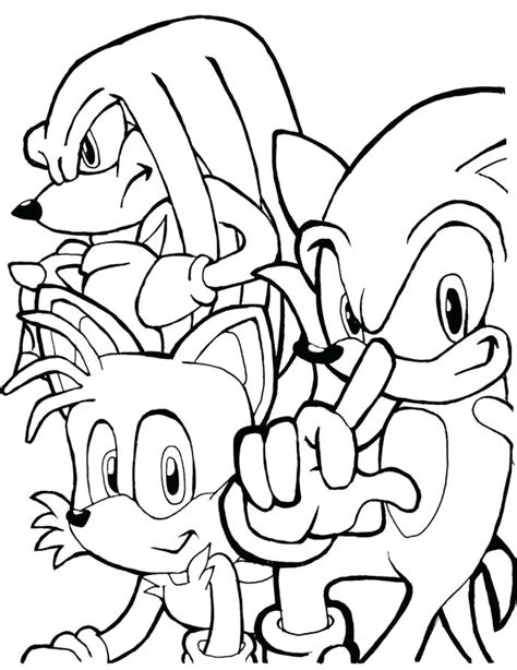 Sonic y sus amigos louring pages