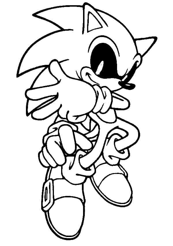 Sonic exe coloring pages