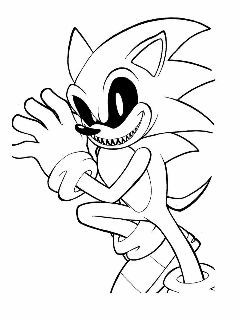 Sonic the hedgehog coloring pages