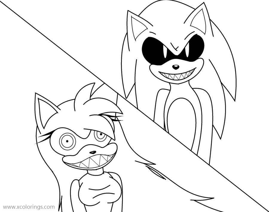 Sonic exe tails coloring pages free coloring pictures coloring pages sonic