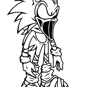 Sonic exe coloring pages printable for free download