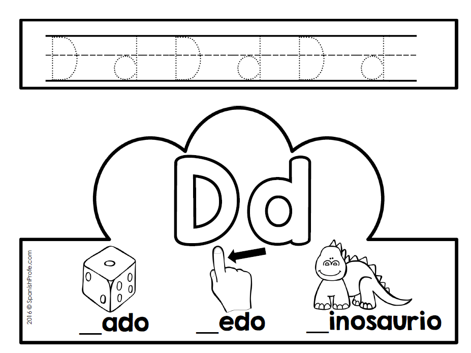 Beginning sounds crowns in spanish coronas sonidos iniciales