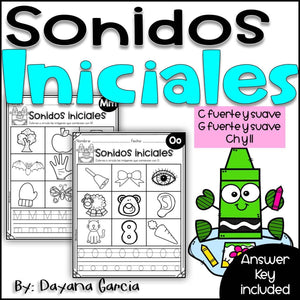 Mi anillo de los sonidos iniciales â bilingual marketplace