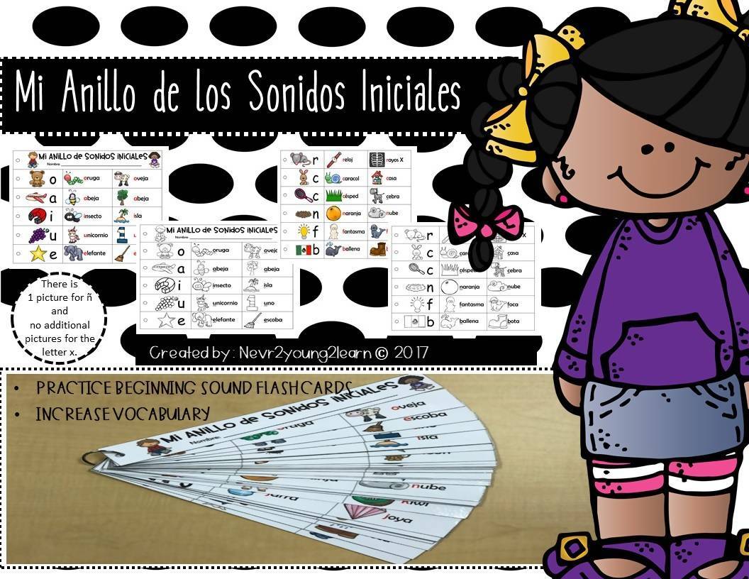 Mi anillo de los sonidos iniciales â bilingual marketplace