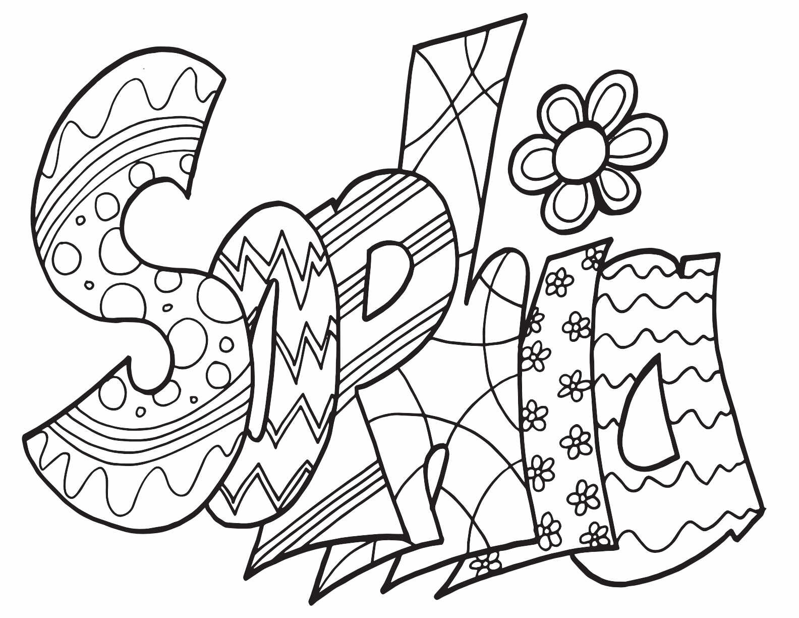 Sophia coloring pages â stevie doodles