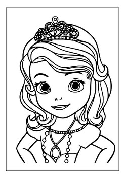 Unleash your childs creativity with printable sofia the first coloring pages