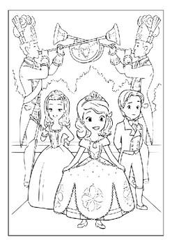 Unleash your childs creativity with printable sofia the first coloring pages