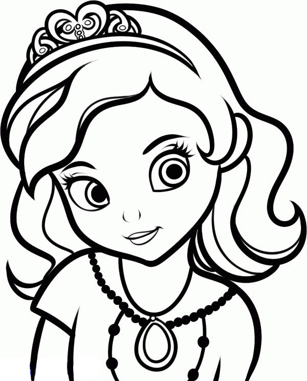 Sofia the first coloring pages