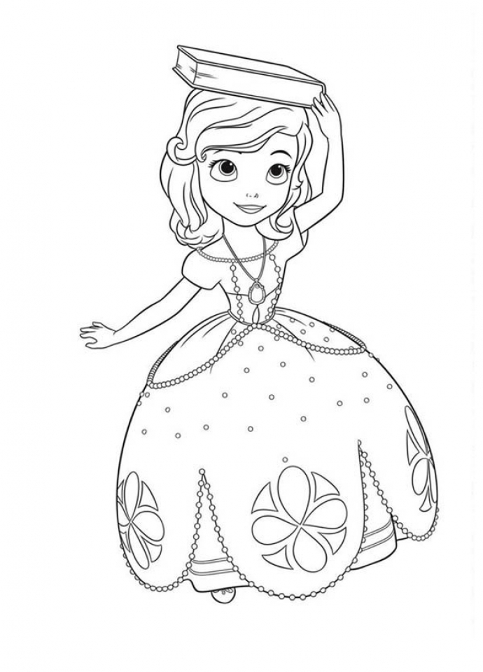 Get this disney sofia the first coloring pages printable