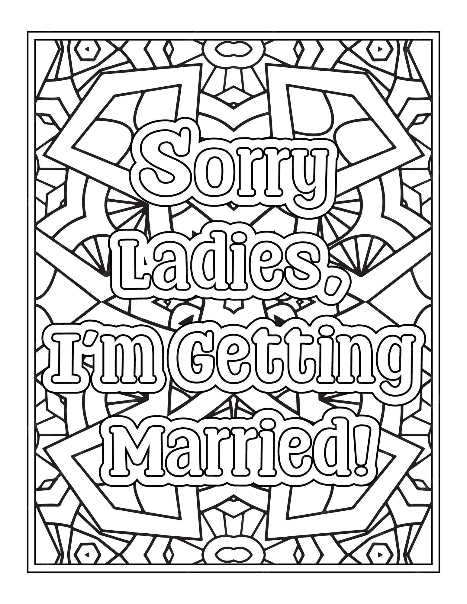 Premium vector baby quotes coloring pages