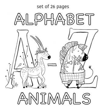 Alphabet animals â by big bear and bird