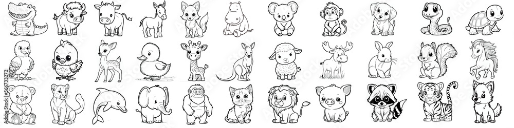 Animal coloring pages