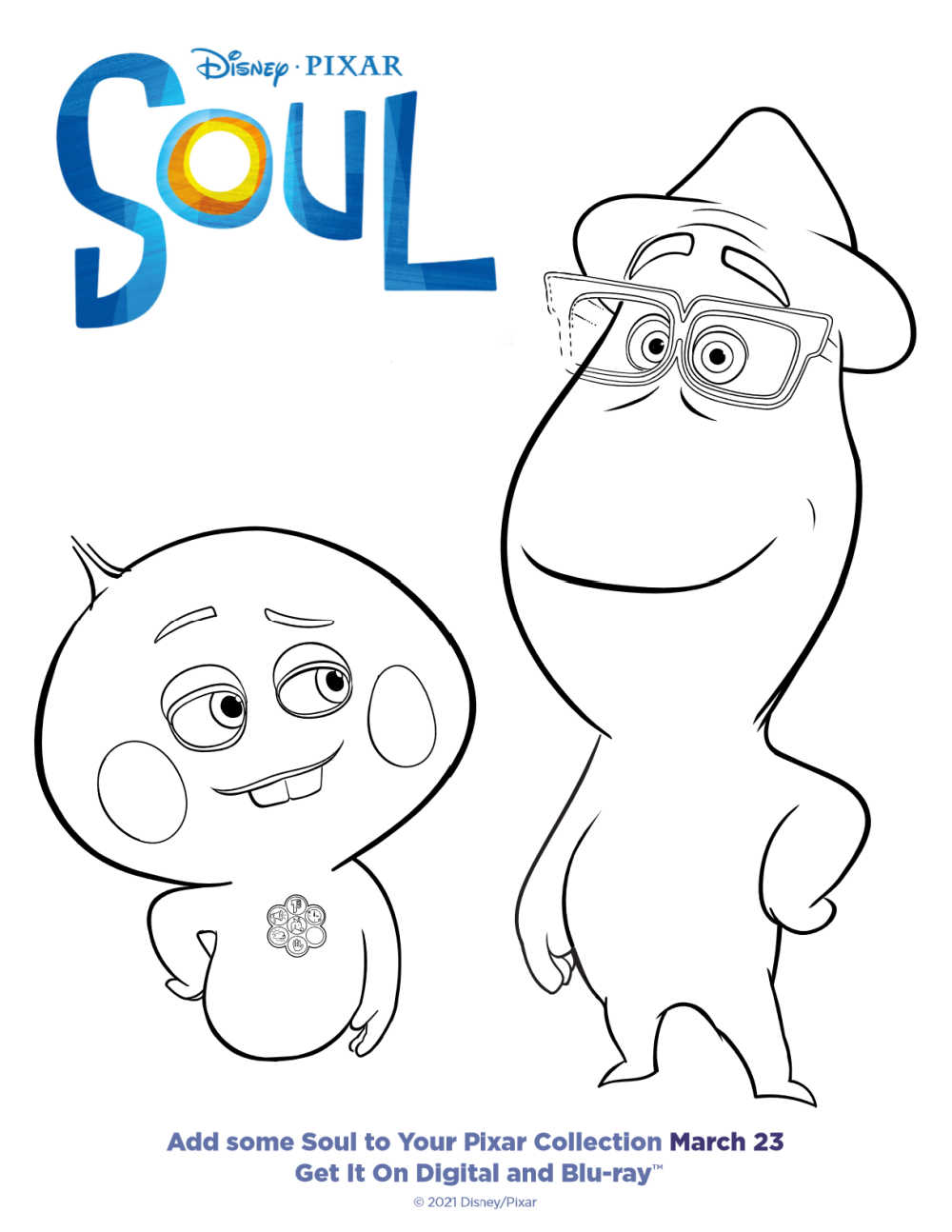 Soul coloring page free download