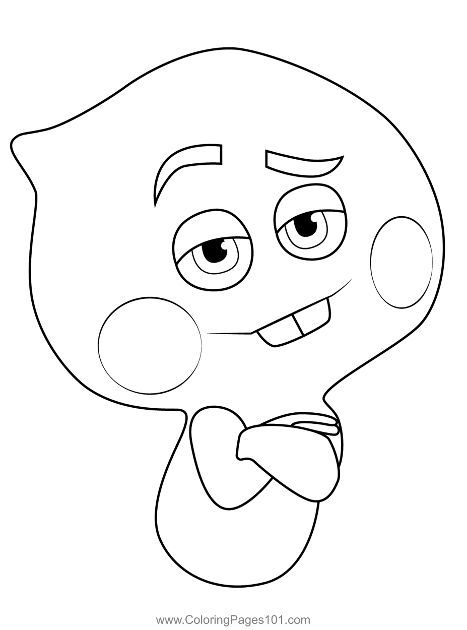 Soul coloring page for kids