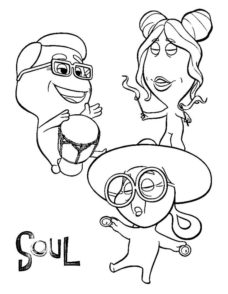 Soul coloring pages