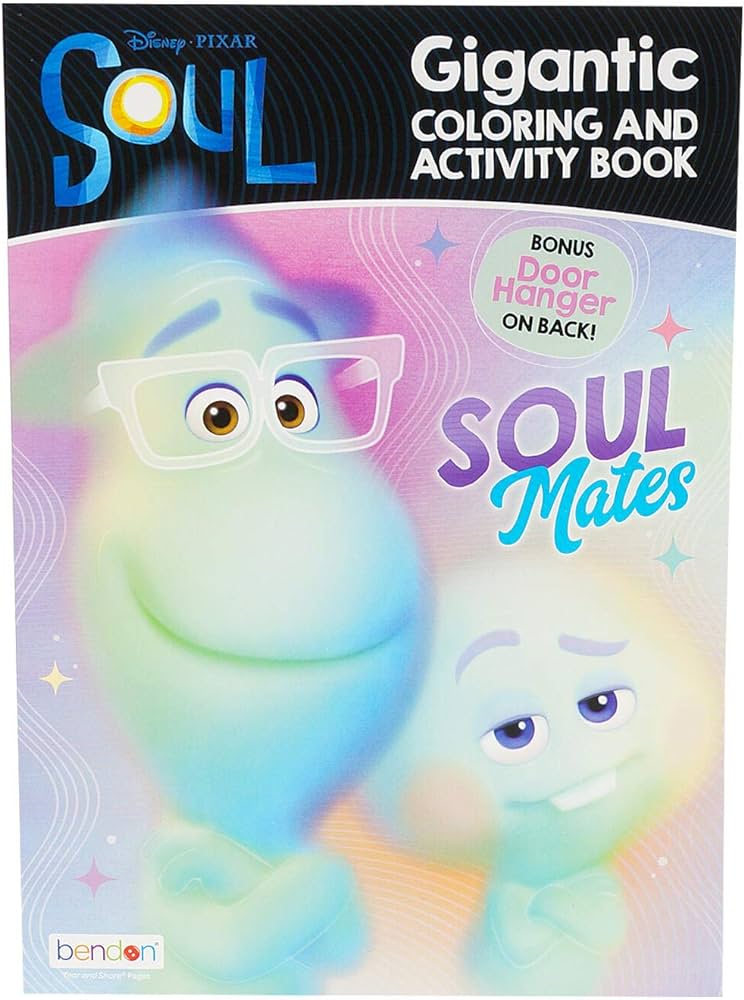 Activity books soul gigantic page coloring book with door hanger on back toys games