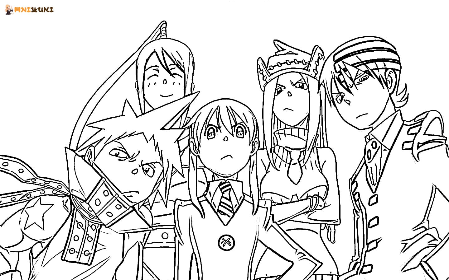 Soul eater coloring pages