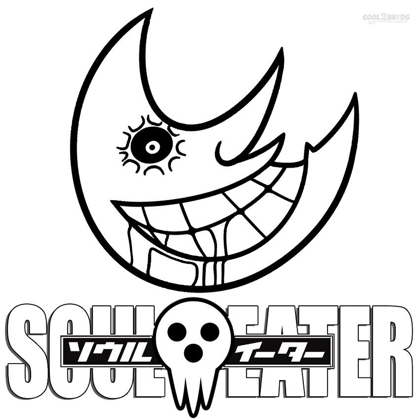 Soul eater coloring pages maka